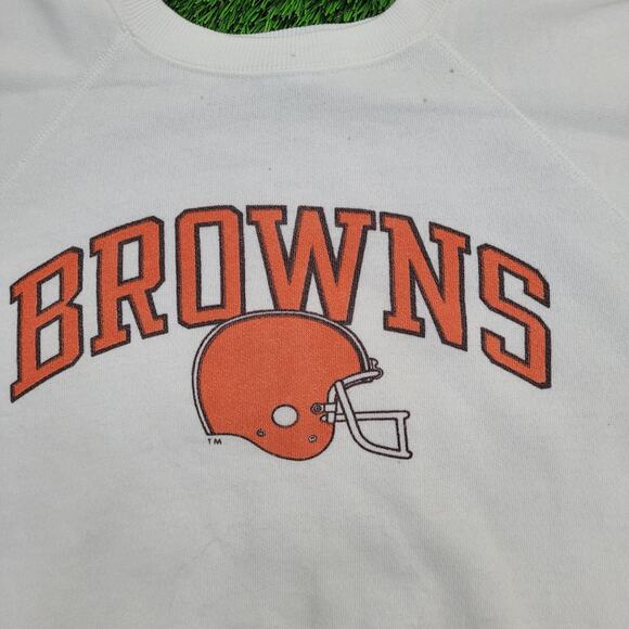 Vintage Cleveland Browns Sweatshirt Womens Large 22x21 USA - Picture 14 of 16